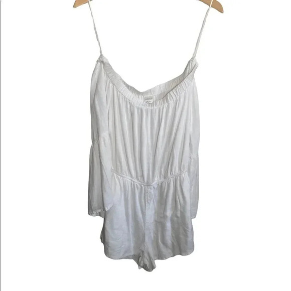 L*Space Miranda White Off The Shoulder Romper - Picture 5 of 11